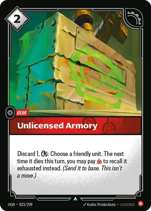 Unlicensed Armory [Uncommon] #023/298 - Origins