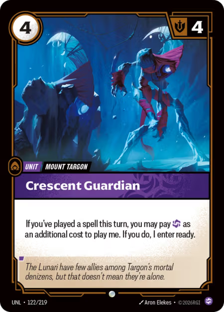 Crescent Guardian [Common] UNL 122/219 - Riftbound Unleashed