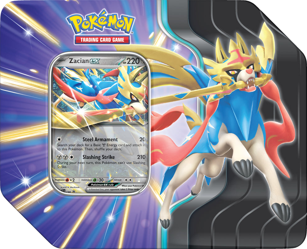 Pokemon: Slashing Legends Tin (Zacian Ex)