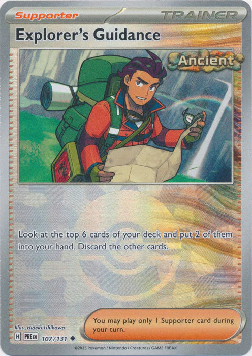 Explorer's Guidance [Poke Ball] #107/131 - Prismatic Evolution