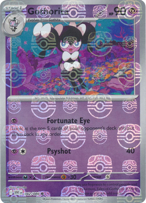 Gothorita [Master Ball] #042/086 - White Flare