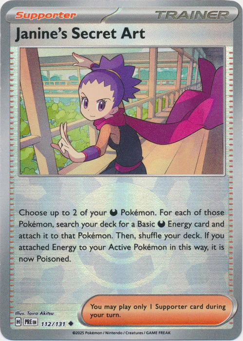 Janine's Secret Art [Poke Ball] #112/131 - Prismatic Evolutions