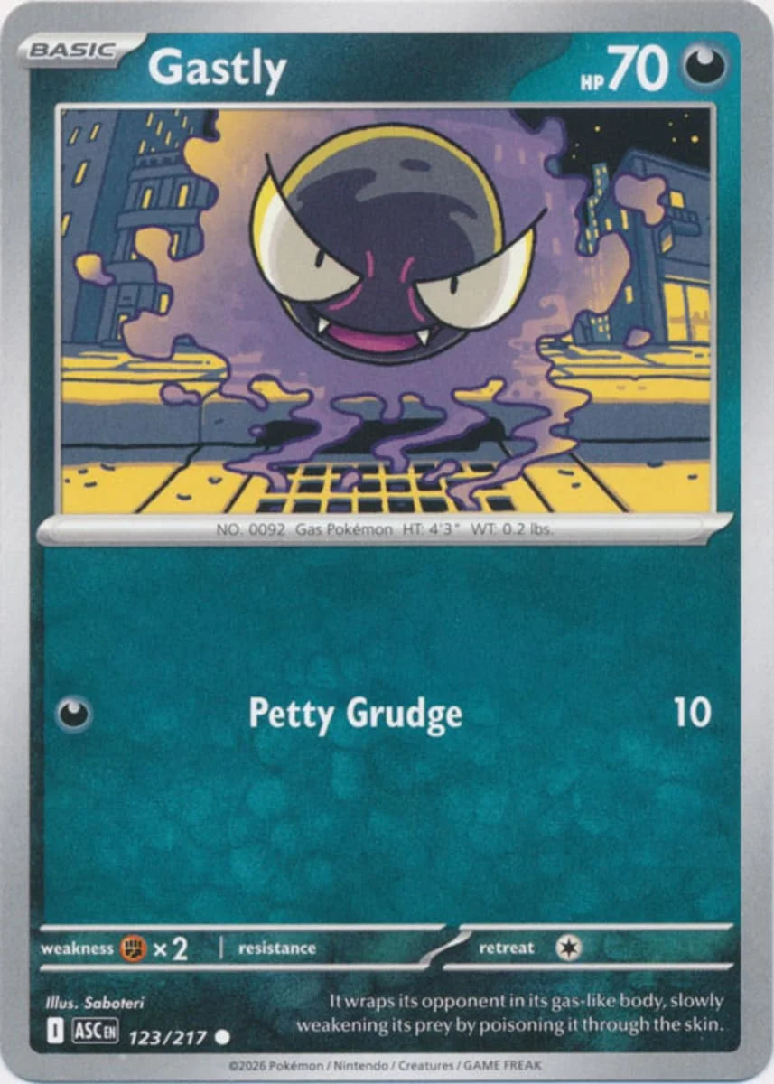 Gastly [Common] #123/217 - Ascended Heroes