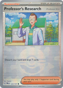 Professor's Research Elm [Poke Ball] #123/131 - Prismatic Evolutions