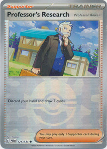 Professor's Research Rowan [Poke Ball] #124/131 - Prismatic Evolutions