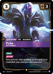 Pyke, Returned [Alternate Art] UNL 145a/219 - Riftbound Unleashed