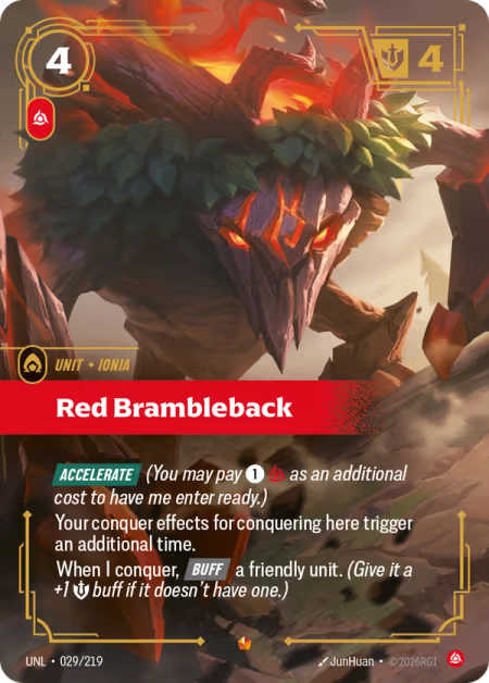 Red Brambleback [Epic] UNL 029/219 - Riftbound Unleashed