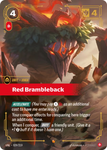 Red Brambleback [Epic] UNL 029/219 - Riftbound Unleashed