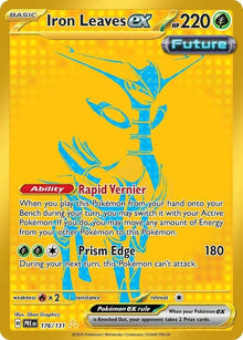 Iron Leaves ex [Hyper Rare] 176/131 - Pokémon Prismatic Evolutions