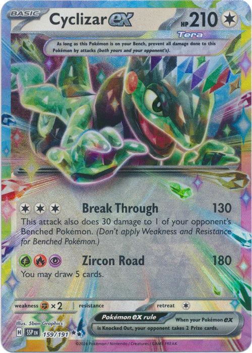 Cyclizar Ex [Ultra Rare] #159/191 - Surging Sparks