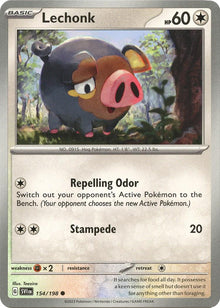 Lechonk [Common] #154/198 - Scarlet & Violet