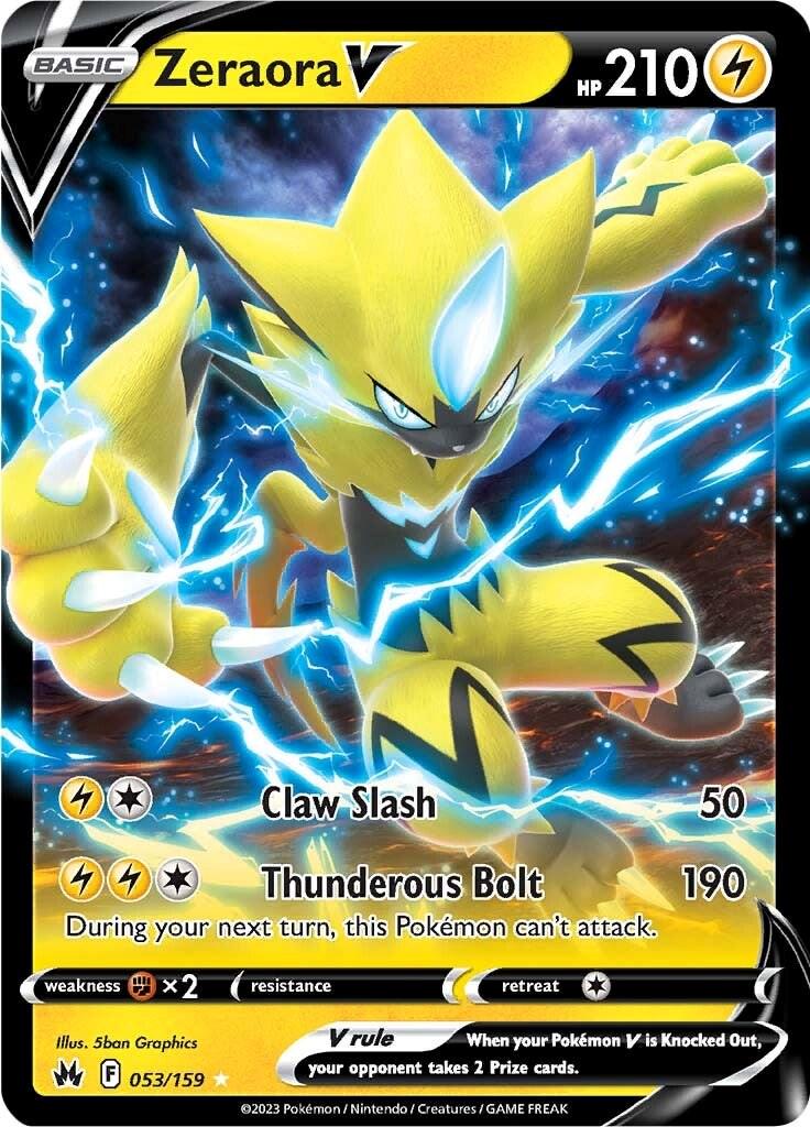 Zeraora V [Ultra Rare] #053/159 - Crown Zenith