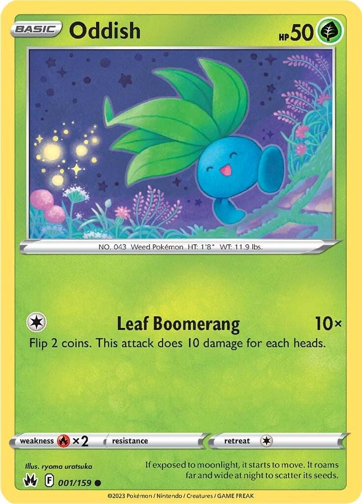 Oddish [Common] #001/159 - Crown Zenith