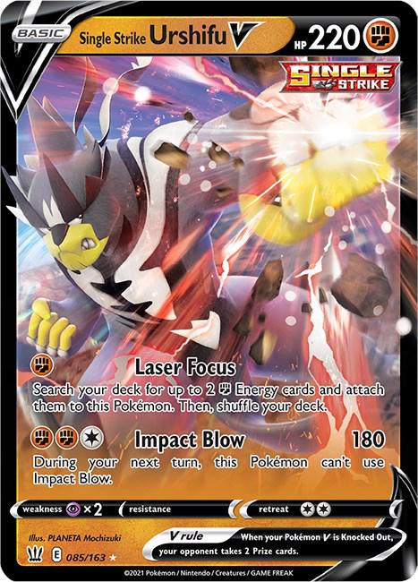 Single Strike Urshifu V [Ultra Rare] #085/163 - Battle Styles