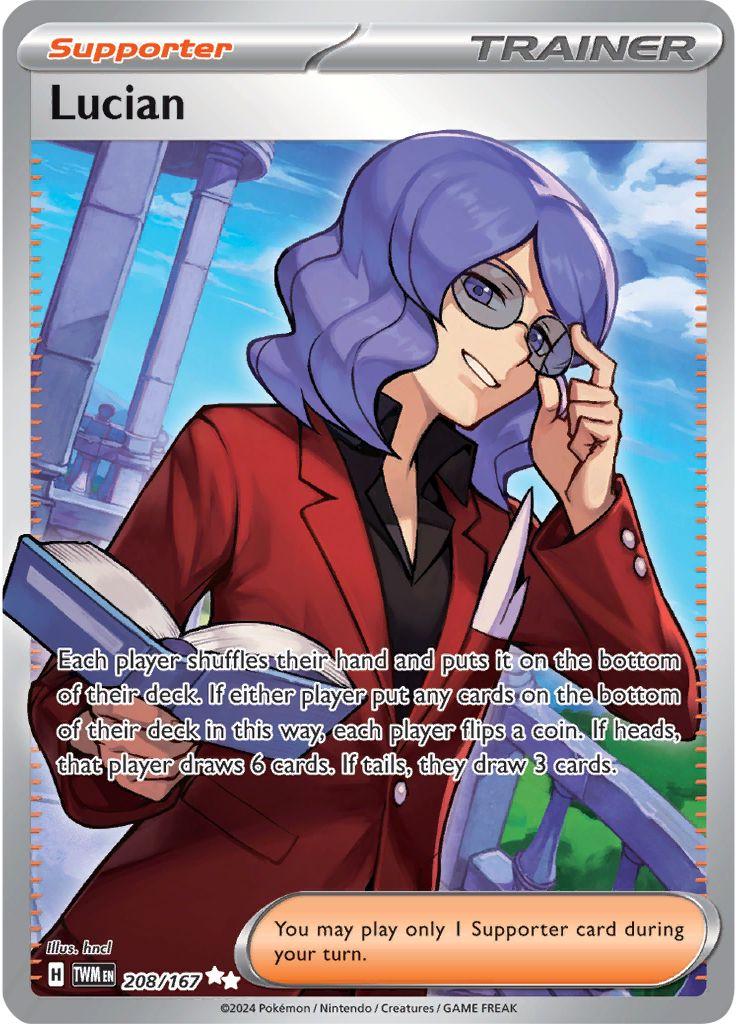 Lucian [Full Art Ultra Rare] #208/167 - Twilight Masquerade