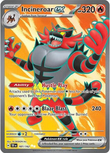 Incineroar ex [Full Art Ultra Rare] #187/162 - Temporal Forces