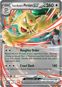 Team Rocket's Persian ex [Double Rare] #150/182 - Destined Rivals