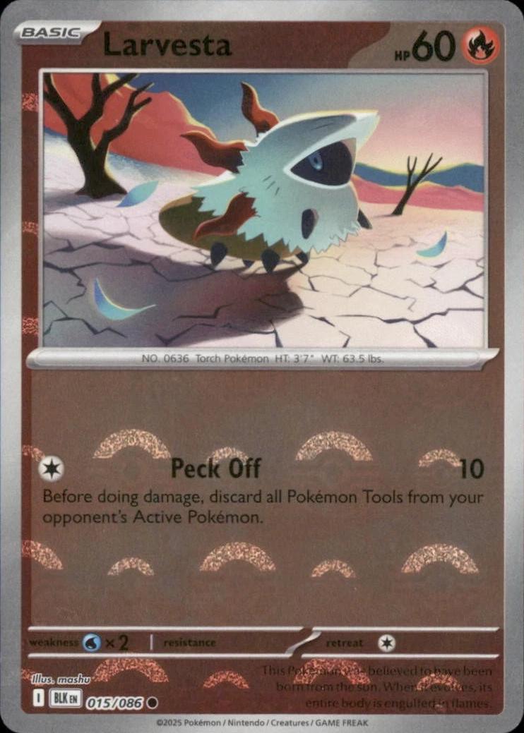 Larvesta [Poke Ball] #015/086 - Black Bolt