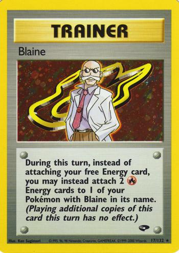 Blaine [Rare] #100/132 - Gym Challenge