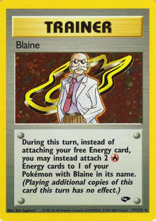 Blaine [Rare] #100/132 - Gym Challenge