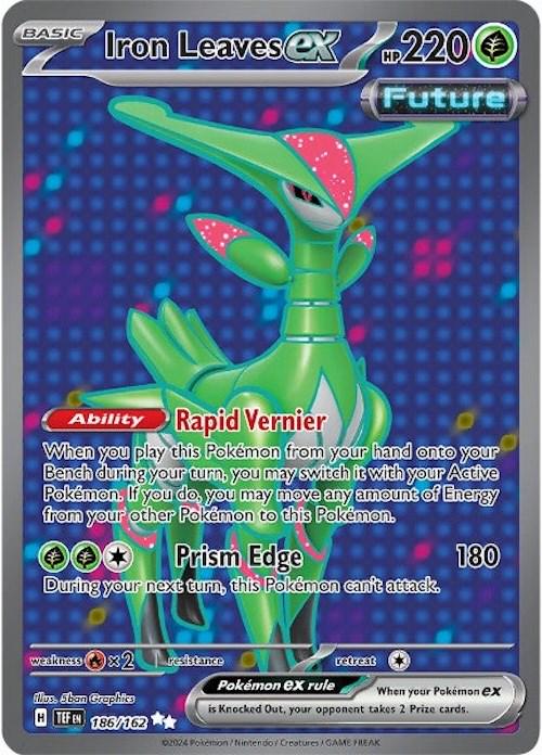 Iron Leaves ex [Ultra Rare] TEF #186/162 - Temporal Forces