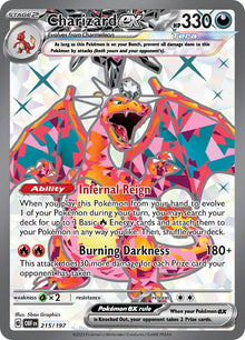 Charizard ex [Full Art Ultra Rare] #215/197 - Obsidian Flames