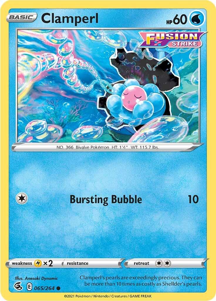 Clamperl [Common] #065/264 - Fusion Strike