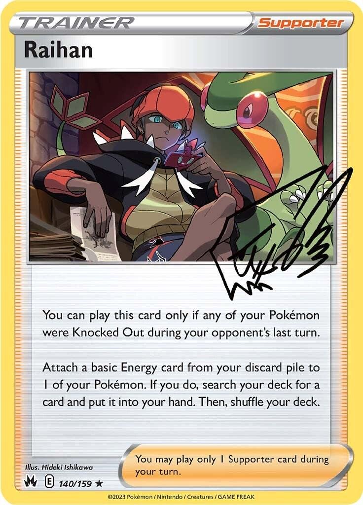 Raihan [Holo Rare] #140/159 - Crown Zenith