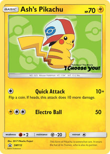 Ash's Pikachu [Promo] #SM112