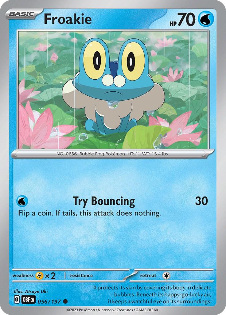 Froakie [Common] #056/197 - Obsidian Flames