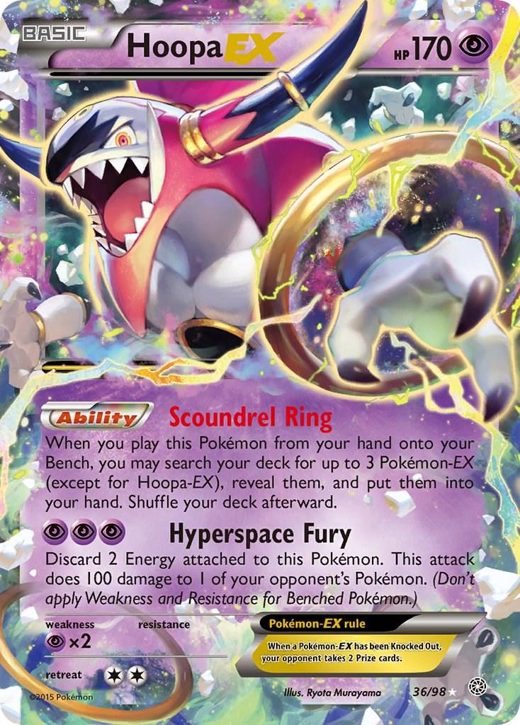 Hoopa EX [Ultra Rare] #36/98 - Ancient Origins