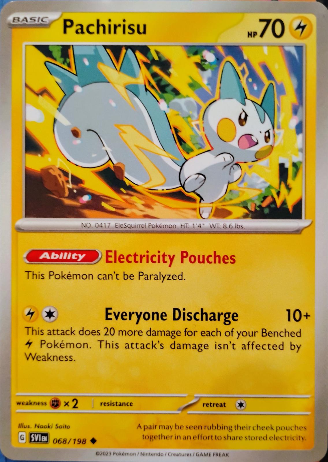 Pachirisu [Uncommon] #068/198 - Scarlet & Violet