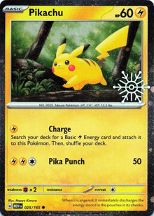 Pikachu [Stamped Holiday Calendar] #025/165