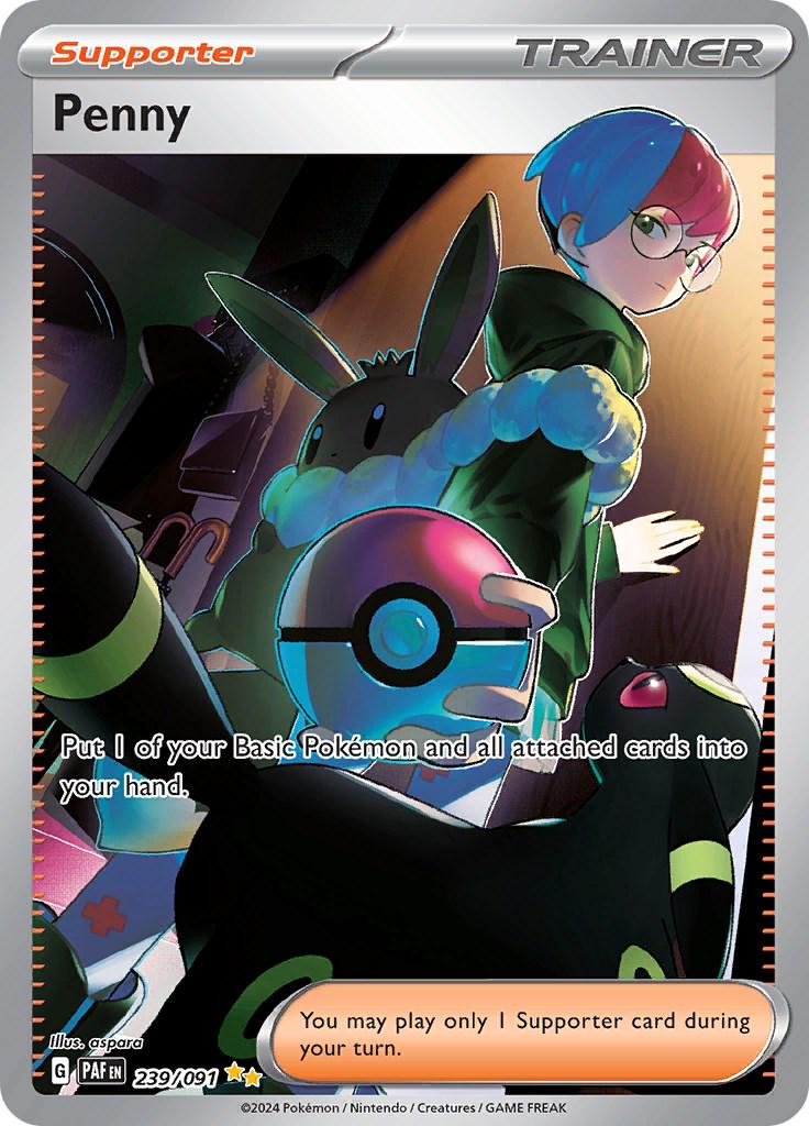 Penny [Special Illustration Rare] #239/091 - Paldean Fates