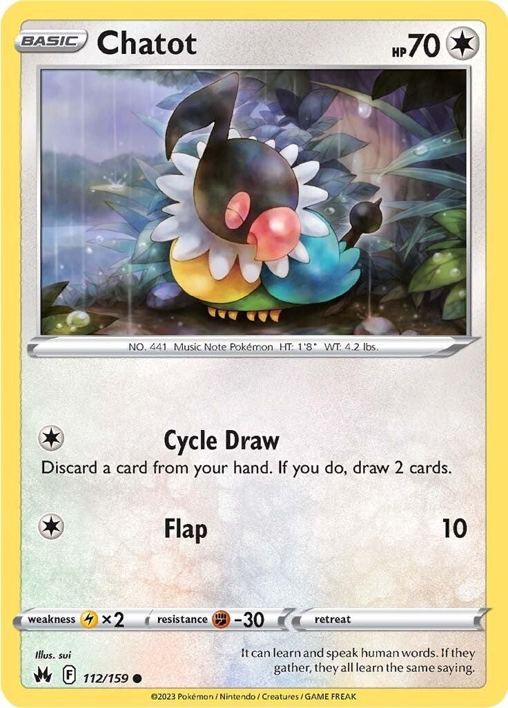 Chatot [Common] #112/159 - Crown  Zenith