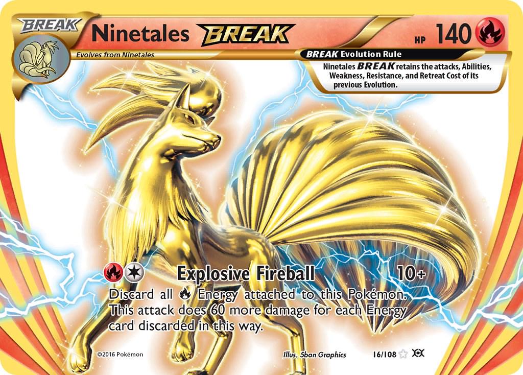 Ninetales BREAK [Break Rare] #16/108 - Evolutions