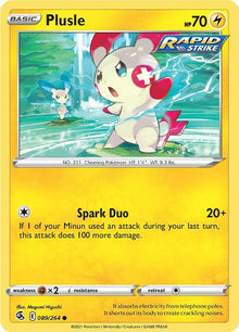 Plusle [Common] #089/264 - Fusion Strike