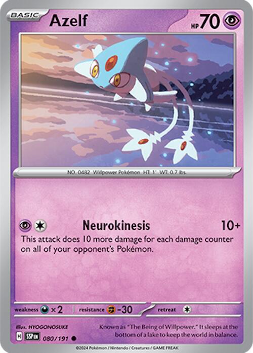 Azelf [Common] #080/191 - Surging Sparks