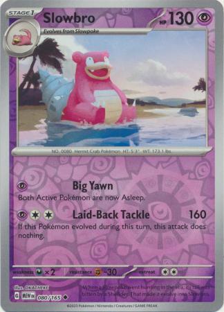 Slowbro [Reverse Holo] #080/165 - Pokemon 151