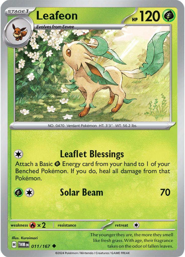 Leafeon [Uncommon] #011/167 - Twilight Masquerade