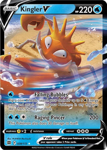 Kingler V [Ultra Rare] #028/172 - Brilliant Stars