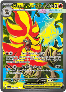 Mega Pyroar ex [Full Art Ultra Rare] #099/086 - Chaos Rising