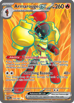Armarouge ex [Full Art Ultra Rare] #218/182 - Paradox Rift