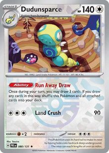 Dudunsparce [Master Ball] #080/131 - Prismatic Evolutions