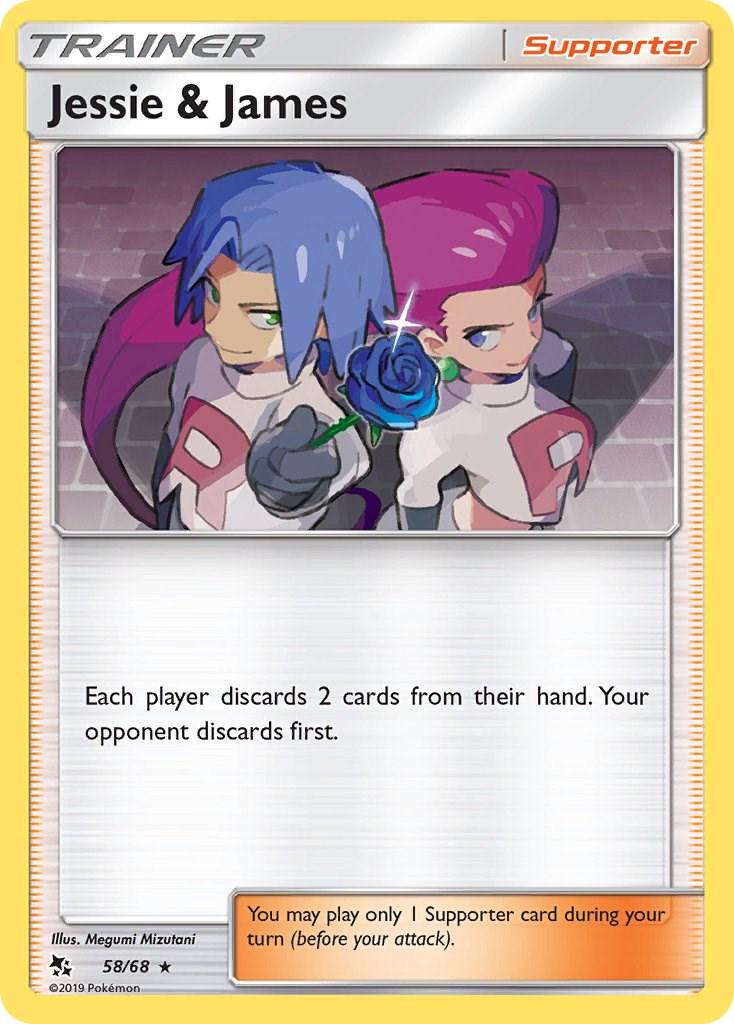 Jessie & James [Holo Rare] #58/68 - Hidden Fates