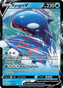 Kyogre V [Ultra Rare] #037/159 - Crown Zenith