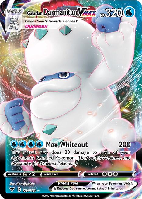 Galarian Darmanitan VMAX [Ultra Rare] #037/185 - Pokemon Vivid Voltage