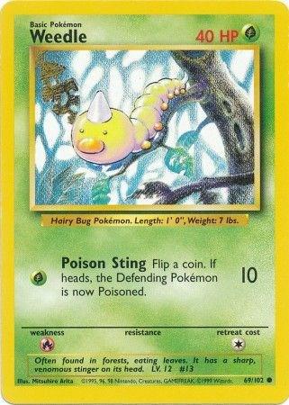 Weedle [Common] #69/102 - Base Set