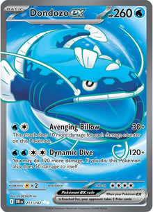 Dondozo ex [Full Art Ultra Rare] #211/182 - Destined Riva;s