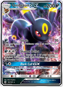 Umbreon GX [Ultra Rare] #80/149 - Sun & Moon